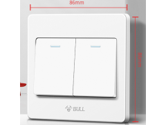 公牛開關插座二開開關